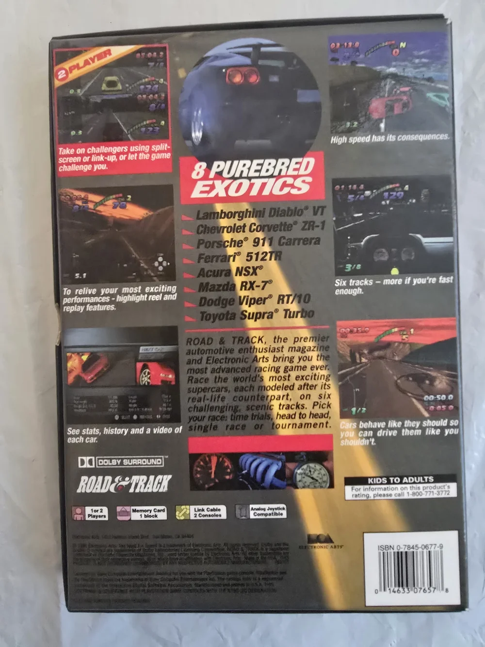 Sony PlayStation The Need for Speed - Original Like New Absolutely No Scratches